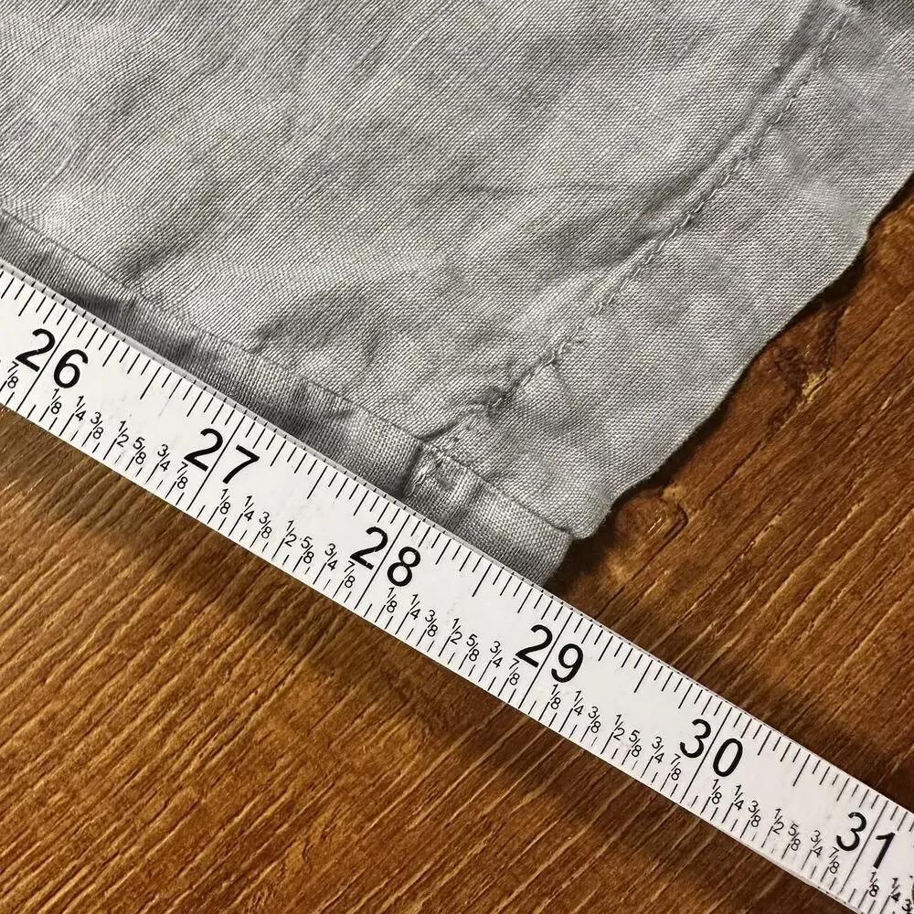 James Perse Wide Leg Pants Womens 1 S Gray Wide Leg Relaxed Fit Contemporary